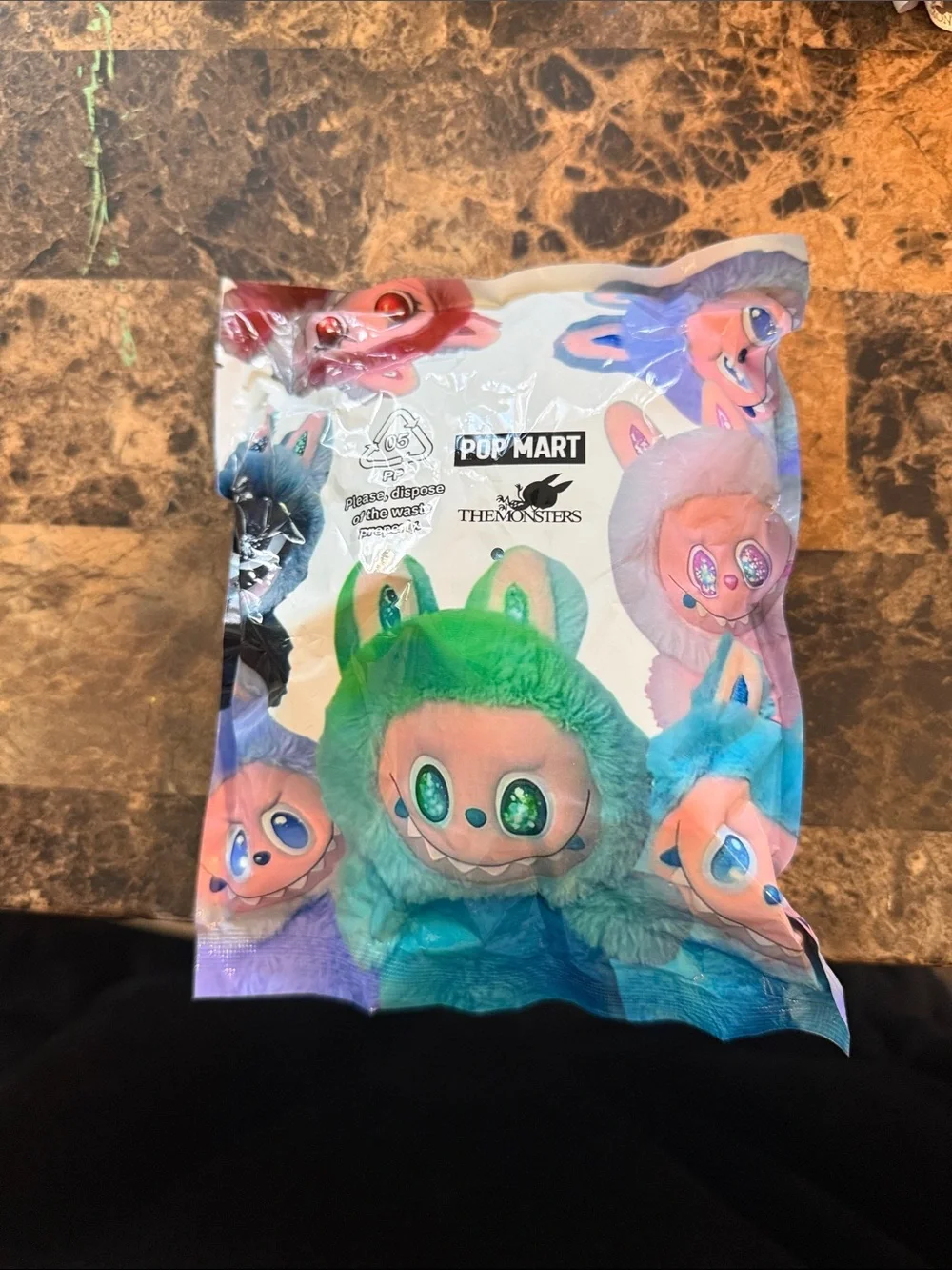 Pop Mart The Monsters Green Plush Small Pet Toy Blind bag color unknown
